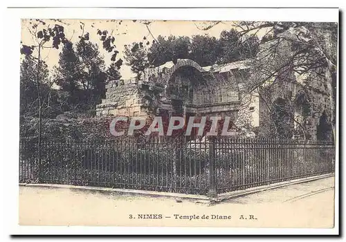 Nimes Cartes postales Temple de Diane