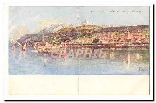 Evian les Bains Cartes postales Vue generale