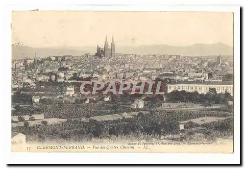 Clermont Ferrand Ansichtskarte AK Vue sur les Quatre Chemins