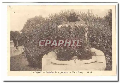 Dijon Ansichtskarte AK Fontaine de la Jeunesse Place Darcy