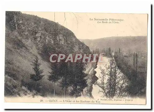 Les Bords de l�Orne Clecy Ansichtskarte AK L&#39Orne et les rochers du Vay