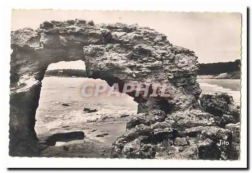 St Palais sur mer Ansichtskarte AK La roche percee