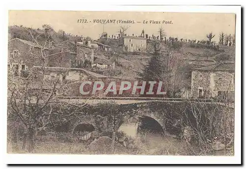 Vouvant Cartes postales Le vieux pont