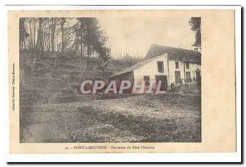 Pont a Mousson Cartes postales Fontaine du Pere Hilarion (soldats)