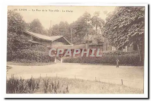 Lyon Cartes postales Le parc de le Tete d&#39Or Le chalet