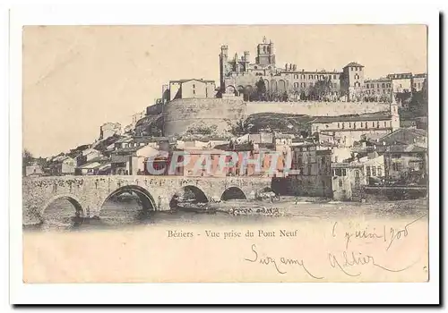 Beziers Cartes postales Vue prise du Pont Neuf