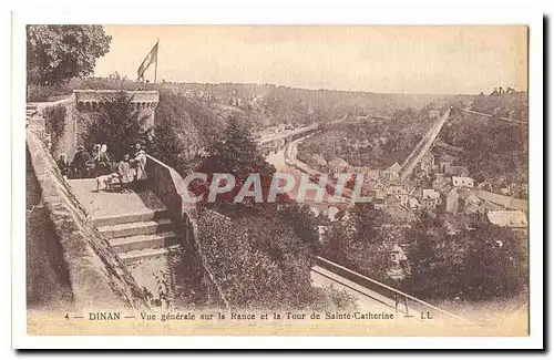 Dinan Ansichtskarte AK Vue generale sur la Rance et la Tour de Sainte CAtherine