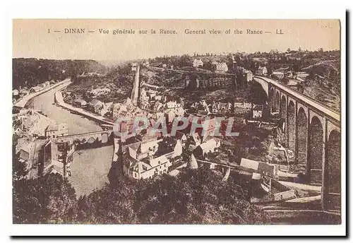 Dinan Cartes postales Vue generale sur la Rance