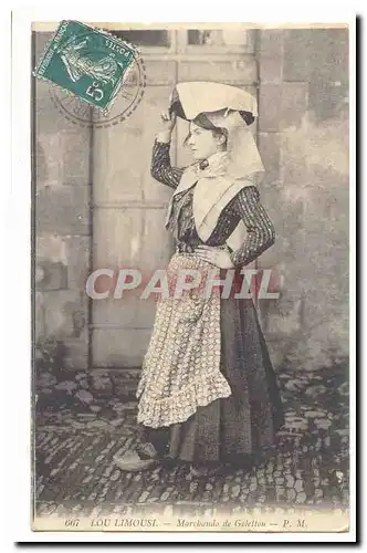 Lou Limousi Cartes postales Marchande de Golettou TOP