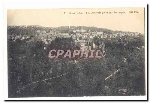 Mortain Cartes postales Vue generale prise des Fresnayes