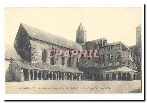 Mortain Ansichtskarte AK Ancienne abbaye Blanche le cloitre et la chapelle