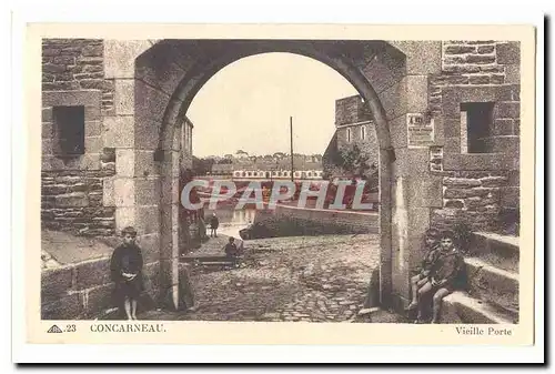 Concarneau Cartes postales Vieille porte (enfants)