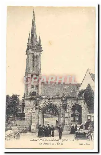 Saint Jean du Doigt Cartes postales Le portail et l&#39eglise (animee)