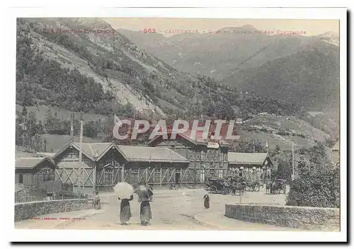 CAuterets Cartes postales Gare du chemin de fer electrique