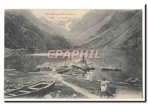 CAuterets Cartes postales Le lac de Gaube (1736m) (ane donkey)