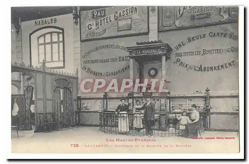 CAuterets Cartes postales Interieur de ka buvette de la Raillere