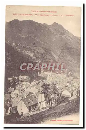 CAuterets Ansichtskarte AK Vue generale et sommets de Peyreneve