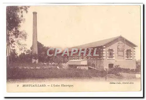 Montgaillard Ansichtskarte AK L&#39usine electrique