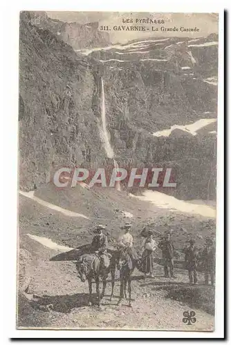 Gavarnie CP La grande cascade (ane donkey mule)