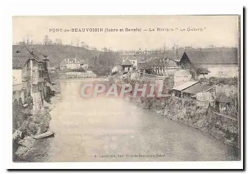 Pont de Beauvoisin Cartes postales La riviere Le Guiers