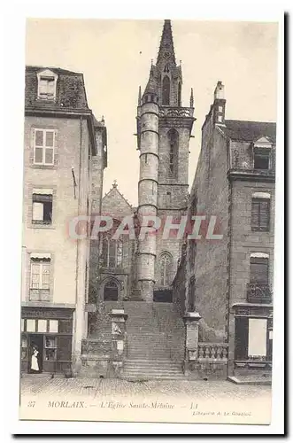 Morlaix Cartes postales L&#39eglise Sainte Melaine