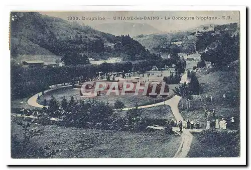 Uriage Cartes postales Le concours hippique