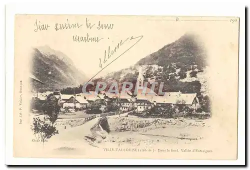 Ville Valloise Cartes postales Dans le fond vallee d&#39Entraigues