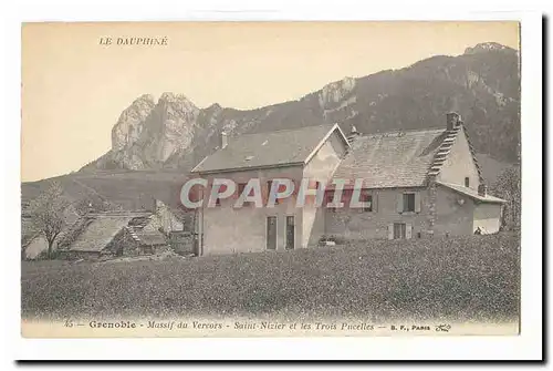 Grenoble Ansichtskarte AK Massif du Vercors Saint Nizier et les TRois pucelles