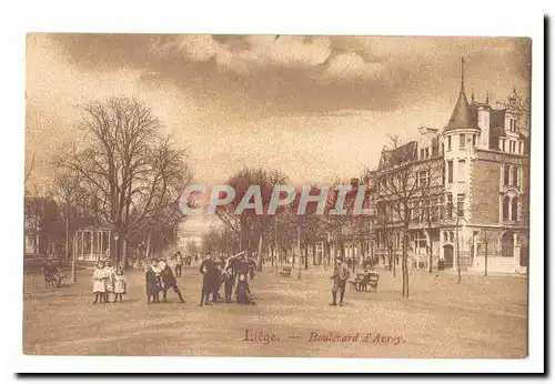 Belgique Belgie Liege Ansichtskarte AK Boulevard d&#39Avroy