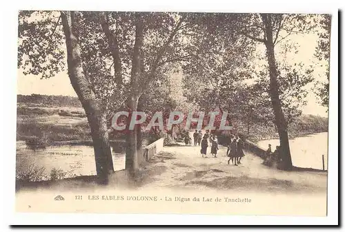 Les Sables d�Olonne Cartes postales La Digue du lac de Tanchette