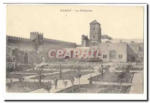 MAroc Rabat Cartes postales La Medersa
