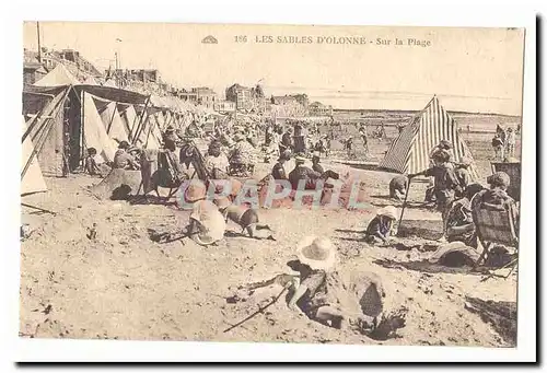 Les Sables d�Olonne Cartes postales Sur la plage