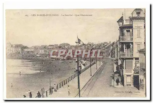 Les Sables d�Olonne Cartes postales Le remblai Quai Clemenceau