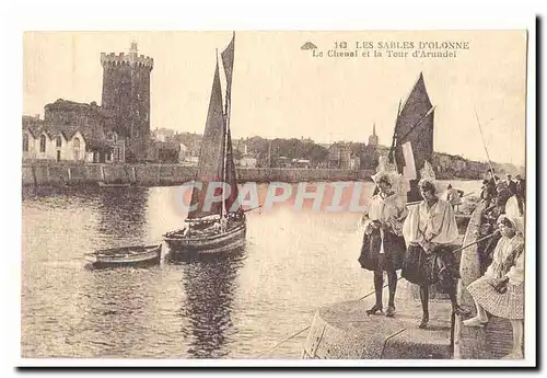 Les Sables d�Olonne Cartes postales Le chenal et la Tour d'Arundel