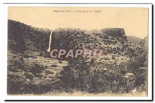 MAroc Cartes postales Region de Tadla La cascade de Taghoot