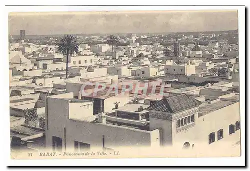 Maroc Rabat Ansichtskarte AK Panorama de la ville