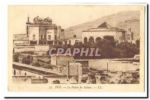 MAroc Fez Cartes postales Le palais du Sultan