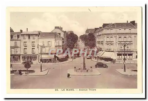 Le Mans Cartes postales Avenue Thiers