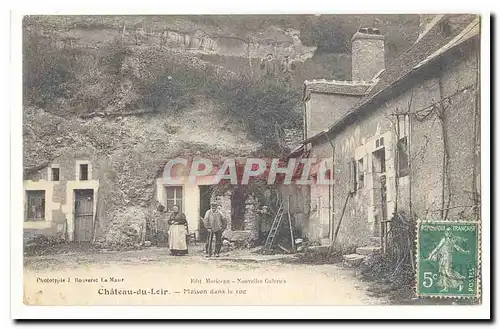 Chateau du Loir Ansichtskarte AK Maison dans le roc (animee) (troglodytes)