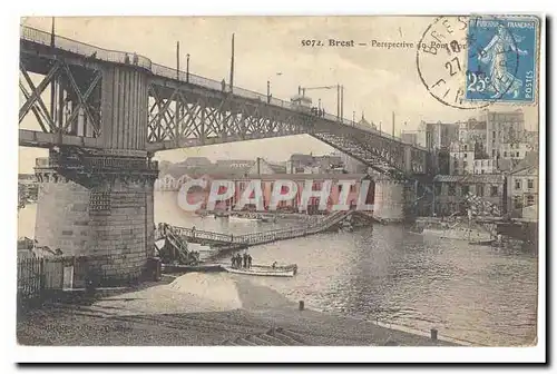 Brest Cartes postales Perspective du Pont National