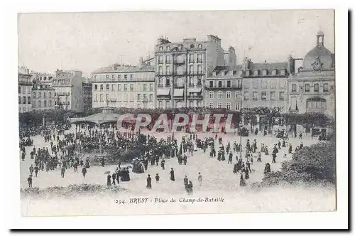 Brest Ansichtskarte AK Place du Champ de bataille