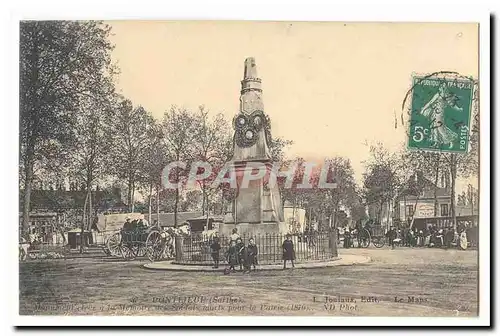 Pontlieue (Le Mans) Cartes postales Monument eleve a la memoire des soldats morts pour la patrie (1870) (animee)