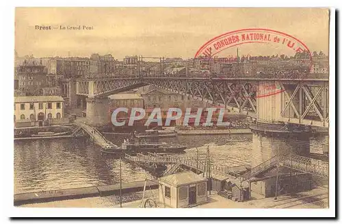 Brest Cartes postales Le grand pont