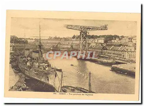 Brest Cartes postales Vue generale de l&#39arsenal