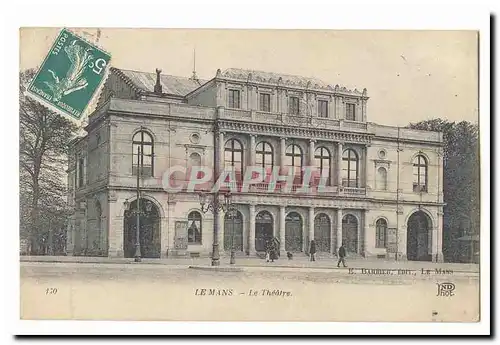 Le Mans Cartes postales Le theatre