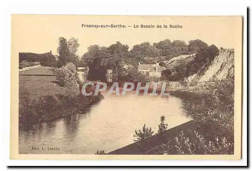 Fresnay sur Sarthe Ansichtskarte AK Le bassin de la Roche