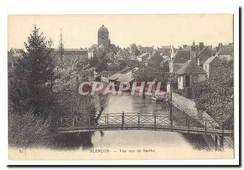 Alencon Cartes postales Vue sur la Sarthe