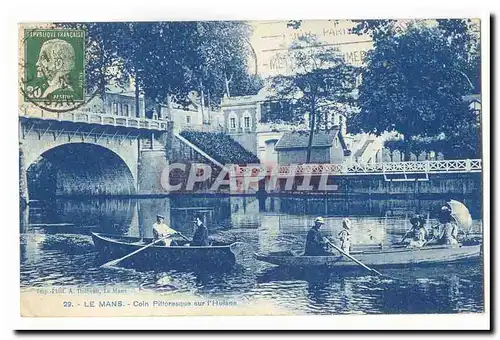 Le Mans Cartes postales Coin pittoresque sur l&#39Huisne