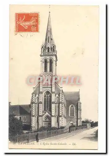 La Fleche Cartes postales L'eglise Sainte Colombe