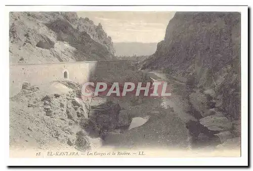 Algerie El Kantara Ansichtskarte AK Les gorges et la Riviere